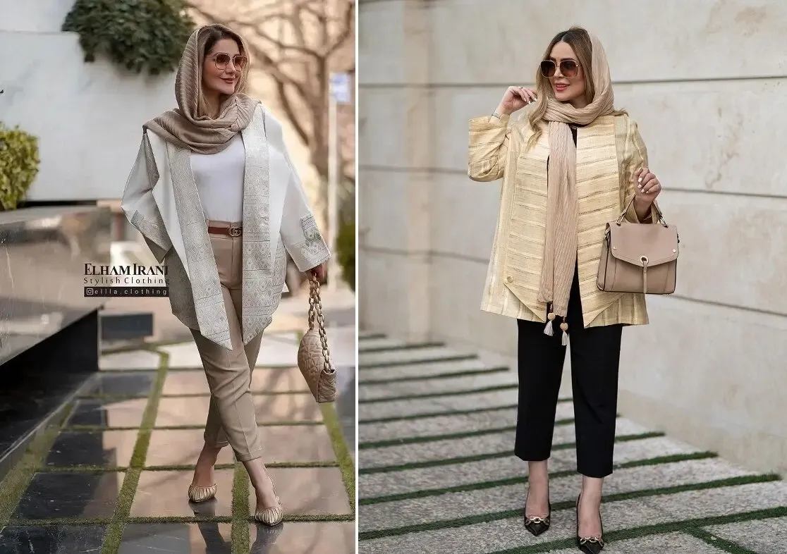 بهار با کرم غوغا کن؛ هفت ترکیب شیک و خوشگل با مانتو، شلوار و اکسسوری کرمی