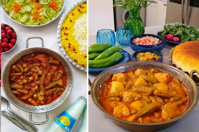 فوت و فن های درست کردن یک خورشت بامیه خوشمزه و جاافتاده