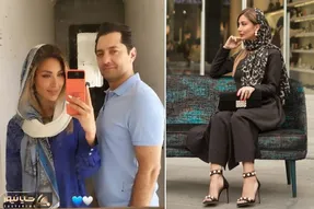 مانتو زیادی گرون مینا زنِ بهرام رادان که با فرررش سته؛ دسته گل آقا واسه جیرانشو باخ!