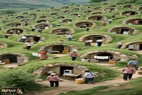 معماری خلاقانه؛ کوهو عین دارکوب سوراخ کردن خونه ساختن اثر هنری شده سیر نمیشی از دیدنش
