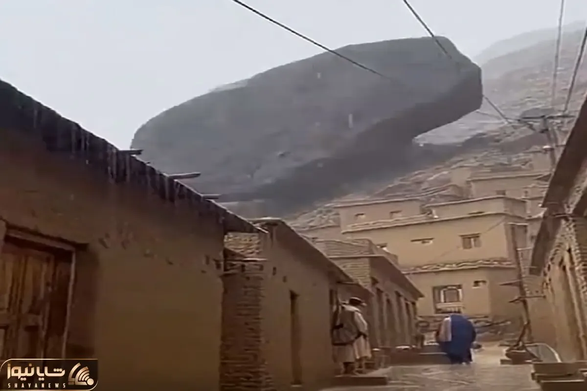 معماری طبیعت؛ تخته سنگ سند مرگ اهالی ده رو آوورده بود