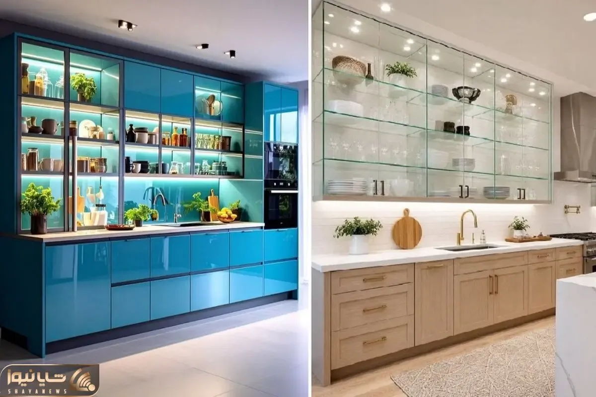 انواع کابینت شیشه ای با آخرین طراحی های مدرن؛ نمایی متفاوت برای خانه ای پر سلیقه