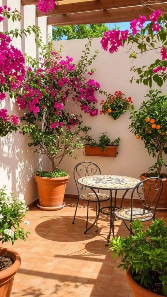 دیزاین حیاط کوچک