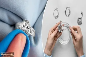 ترفند سه سوته ی تمیز کردن نقره جات / هر نقره ای حتی نگین دار با این روش مثل روز اولشه