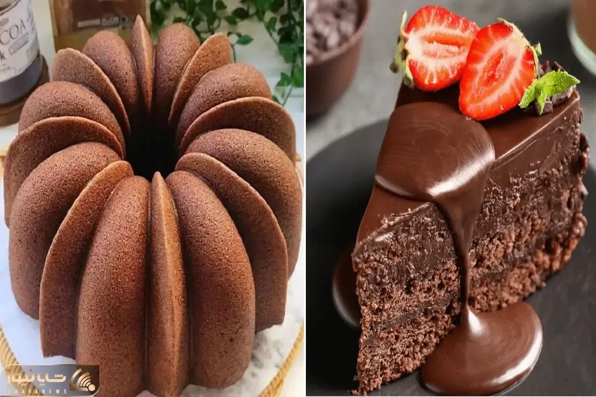 طرز تهیه کیک اسفنجی شکلاتی / دیگه پول به شیرینی فروشی نده این کیک واسه جشن تولد عالیه
