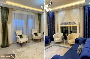 انواع پرده سالنی با ایده گیری از خانه سلبریتی ها؛ دیزاین شاکردوست، رامبد و کایلی جنر