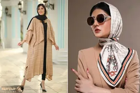 مانتو نسکافه ای را با چه رنگ هایی می توان ست کرد؟ مونوکروم ترند سال را امتحان کنید
