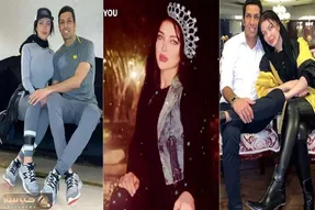 وقتی سپهر حیدری و زنش وِلو میرن واسه دوزار عکسیدن؛ خانم با بدنسازی شده غووول!