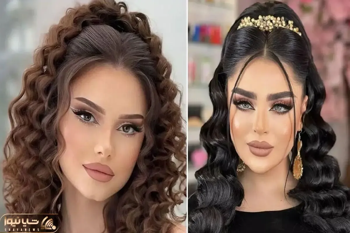 چه صورتی با شینیون فرق وسط قشنگ تر میشه؟ انواع شینیون برای موی فرق وسط؛ عروسی و ضیافت