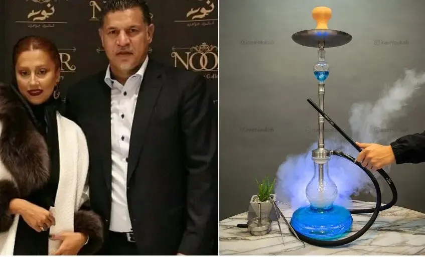 (ویدیو) دختر جوان علی دایی را در حال قلیان کشیدن شکار کرد!