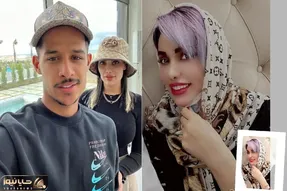 هَپی مَپی رمانتیک مهدی قائدی و زنش؛ خانوم با چال گونه اش چه فیگوری اومد!