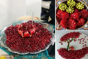 (ویدئو) تزئین انار برای شب یلدا؛ انار های شب چله رو سه سوته بدون دخالت دست دان کنید