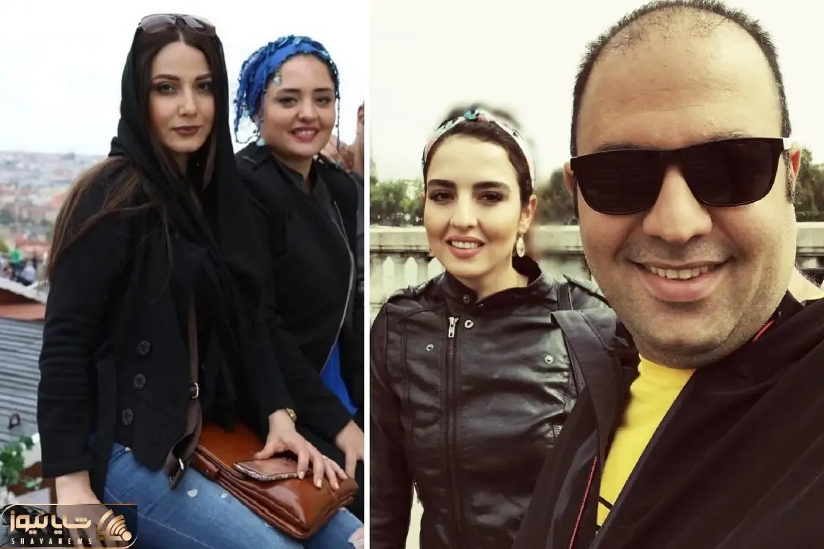 نرگس محمدی بعد ستایش اونورآب گیسارو به باااد داد؛ خانوم با آقاشون چه ترامپولینی رفت!