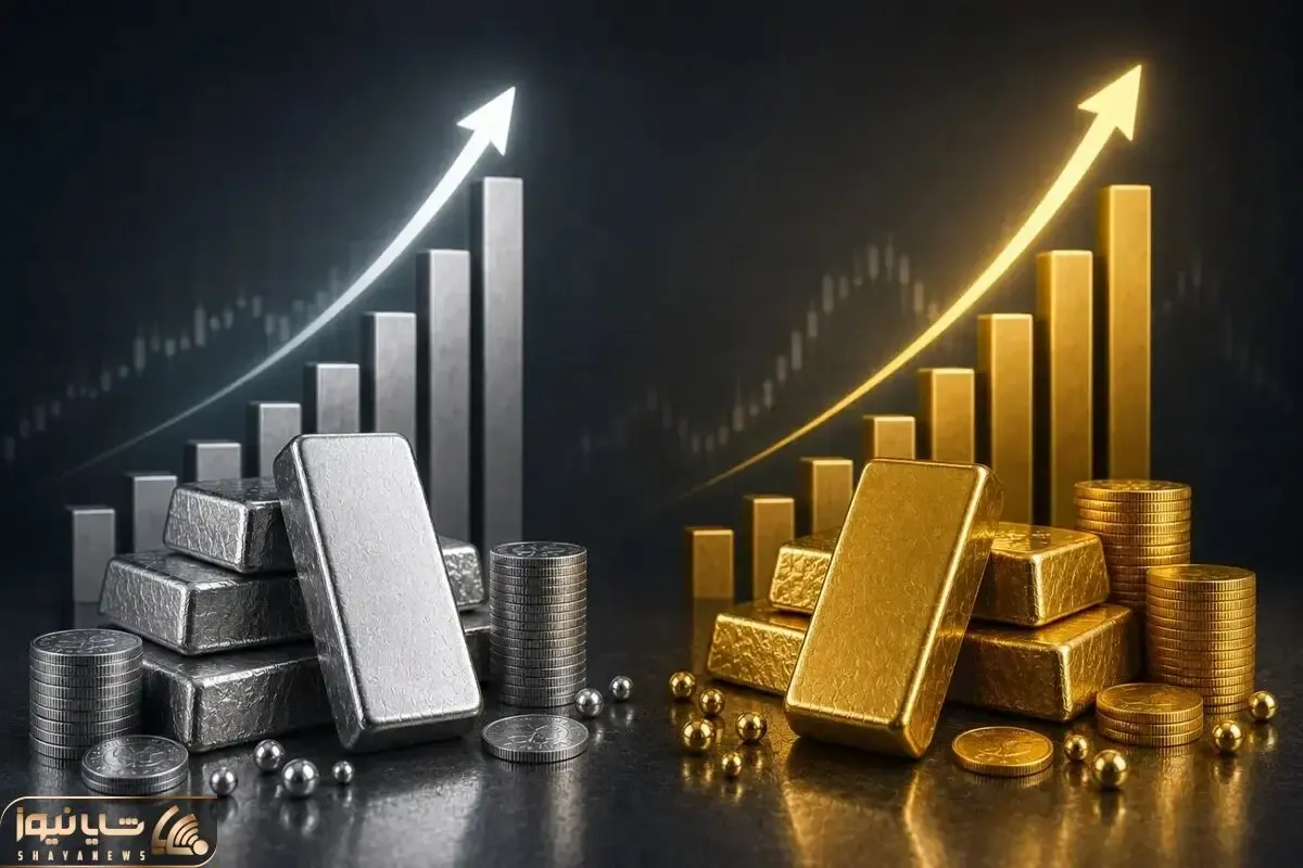 قیمت انس جهانی طلا و نقره امروز دوشنبه 4 خرداد 1405؛ سود کدام بیشتر است؟