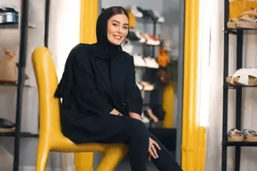 عکس سحر قریشی در کفش فروشی فوق لاکچری و مدرن!