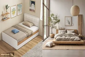 تخت خواب چوبی مینیمال 2025/ دوران تخت های پر زرق و برق گذشته، بجاش اینارو بخر