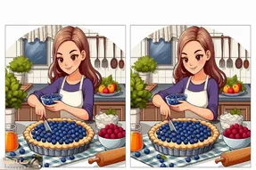 بازی فکری؛ اگه با هوشت پز میدی و میگی من نخبم بگو اشتباه تصویر این دخترک کدبانو چیه