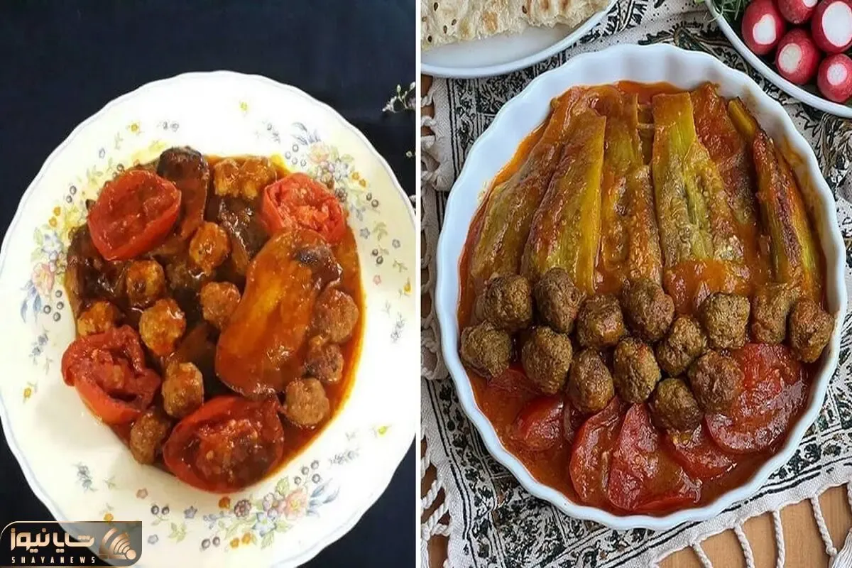 طرز تهیه کوفته بادمجون / خورش بادمجون با کوفته قلقلی که خیلی خوشمزه و لذیذه