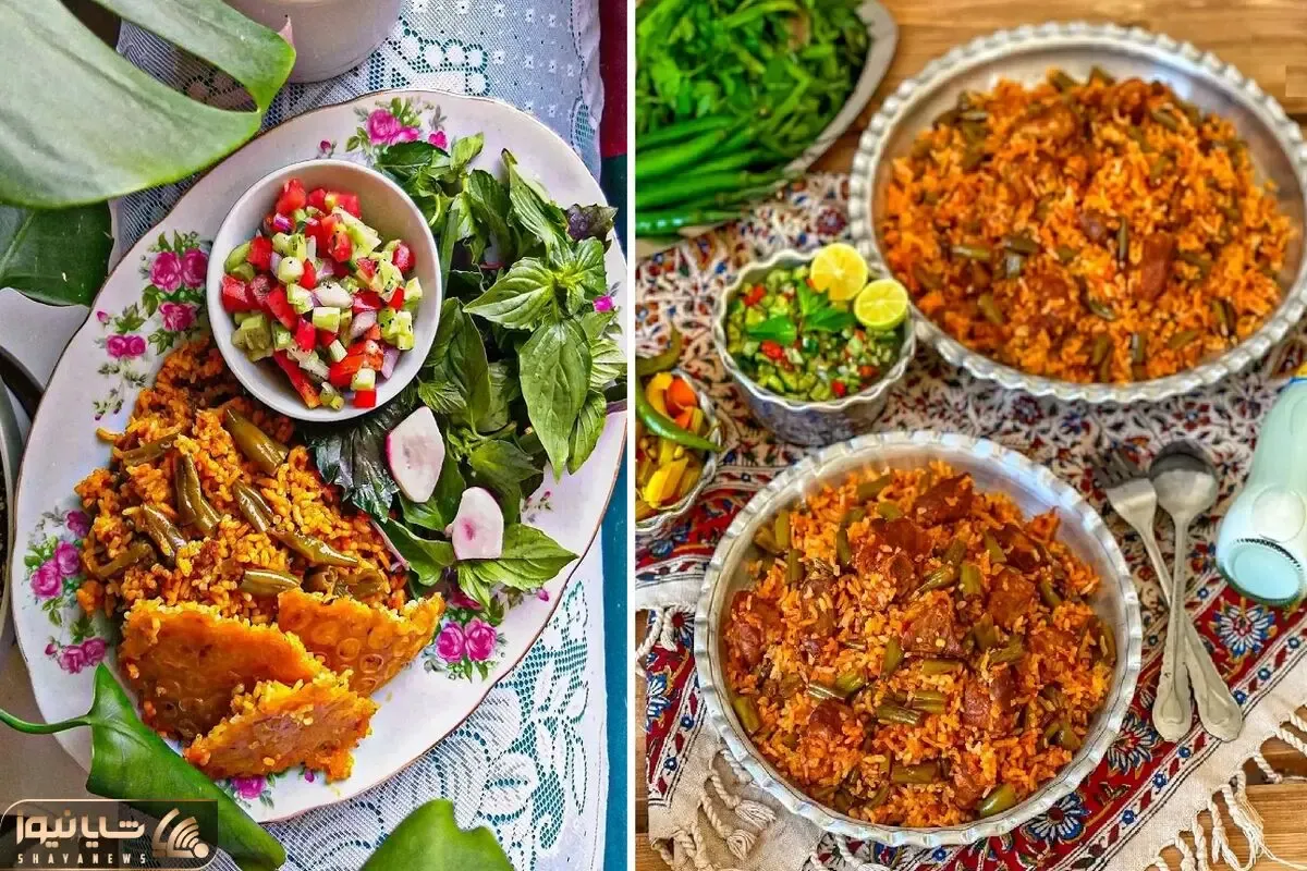 طرز تهیه لوبیا پلو با گوشت خورشتی؛ ادویه ها و چاشنی هایی که خوشمزه ترش می کند