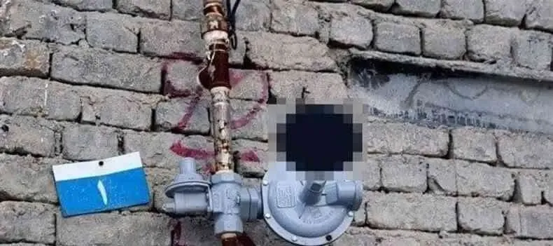 ماجرای هولناک سر یک انسان روی علمک گاز!