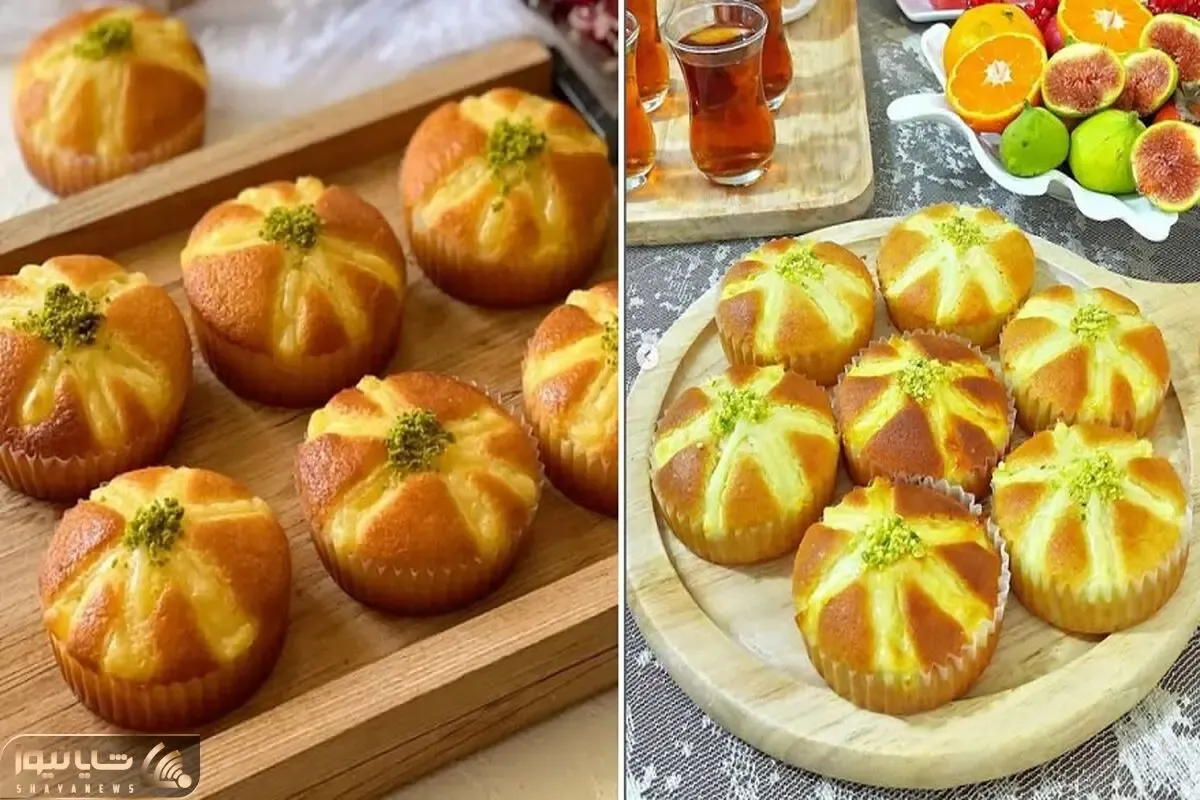 طرز تهیه کاپ کیک کرم دار / یه شیرینی خوشمزه و مجلسی با دستور پخت آسان
