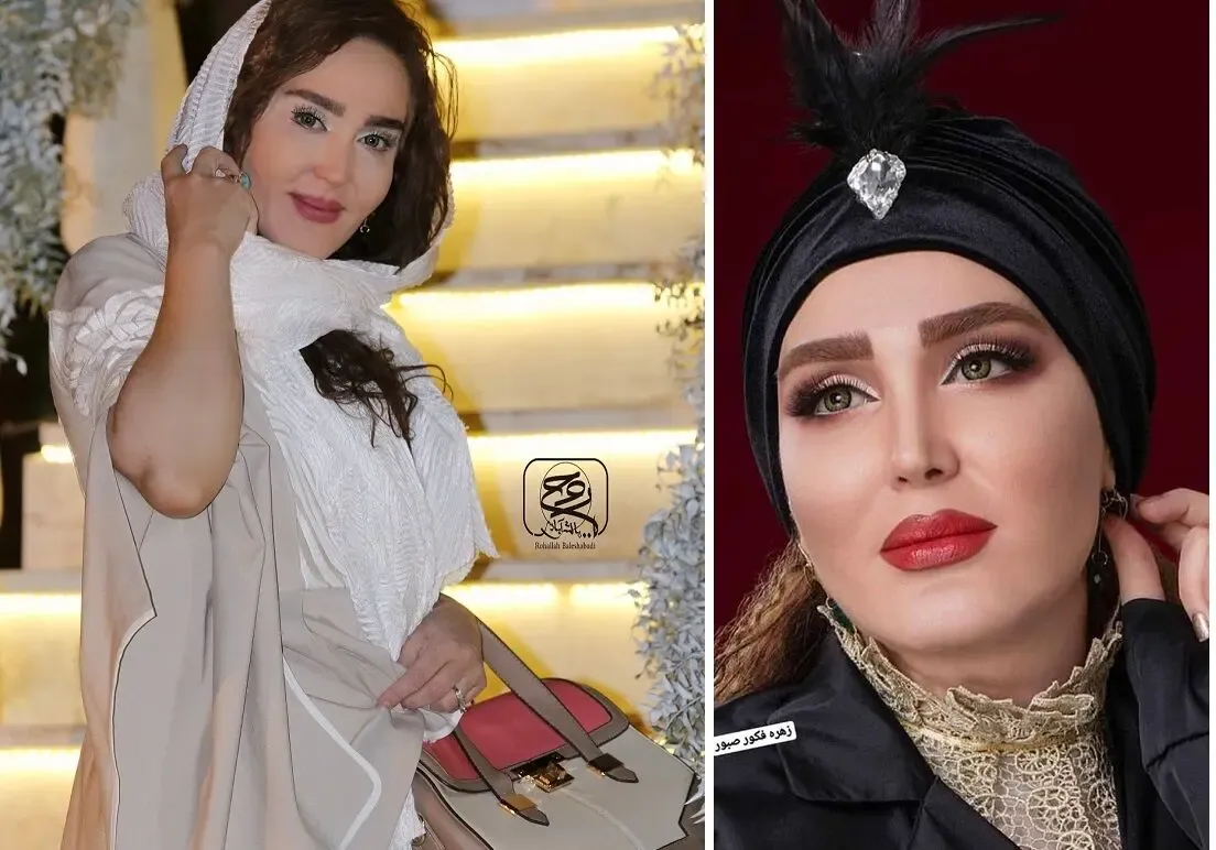 آرایش ناز و موی پریشون 