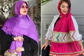 فرم صورتتو اول بشناس بعد شال و روسری بخر؛ رنگای خوشگل شال واسه مانتو سال