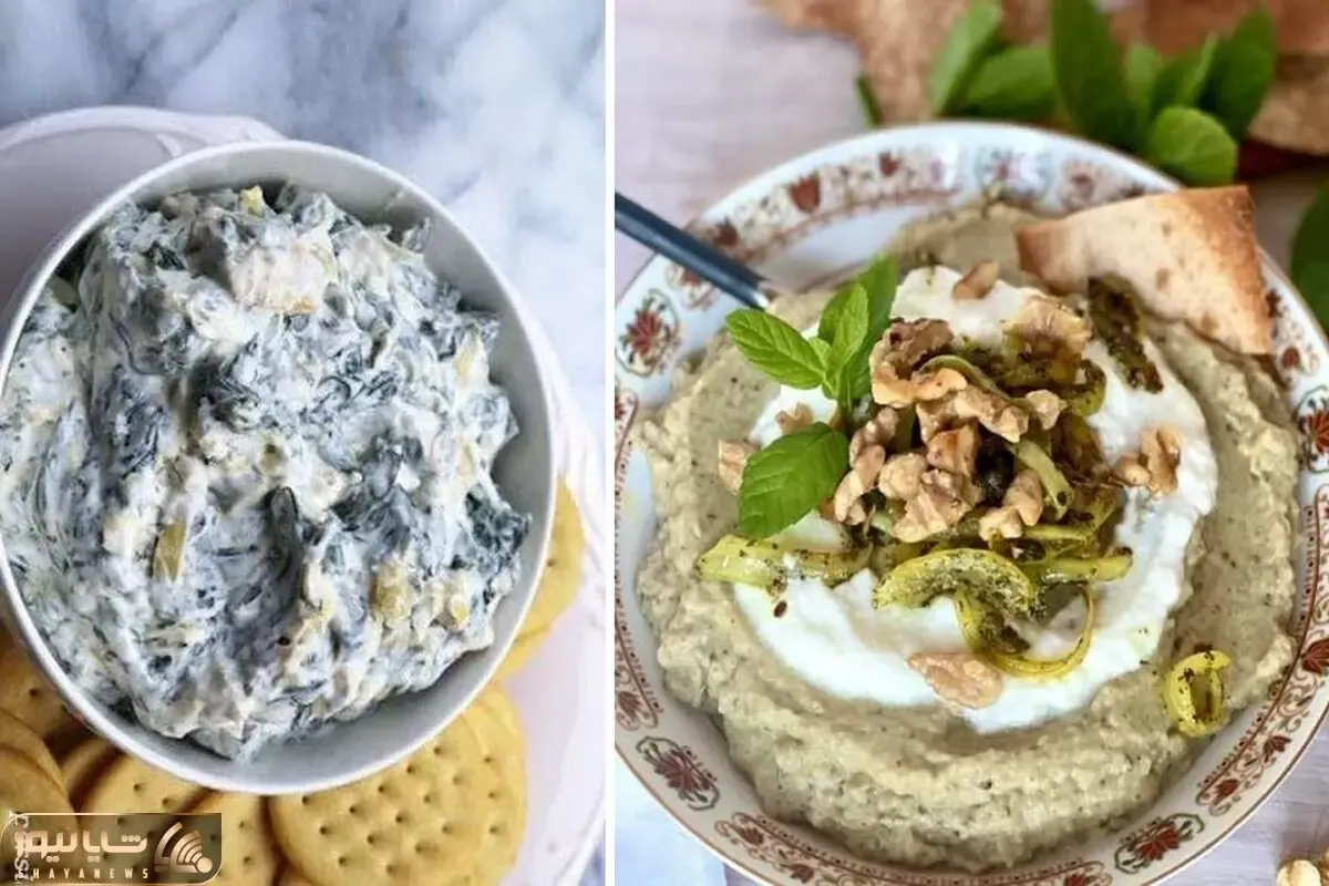 طرز تهیه بورانی بامیه و بورانی بادمجان / دو پیش غذا یا غذای سبک فوق العاده خوشمزه