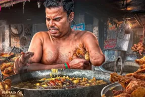 غذای خیابانی چندش؛ آشپزای هندی انگار بهداشت خط قرمزشونه