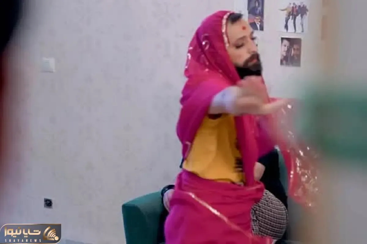 آواز شاد؛ محسن افشانی لباس هندی پوشیده اونم زنونه چه رقصی میکنه