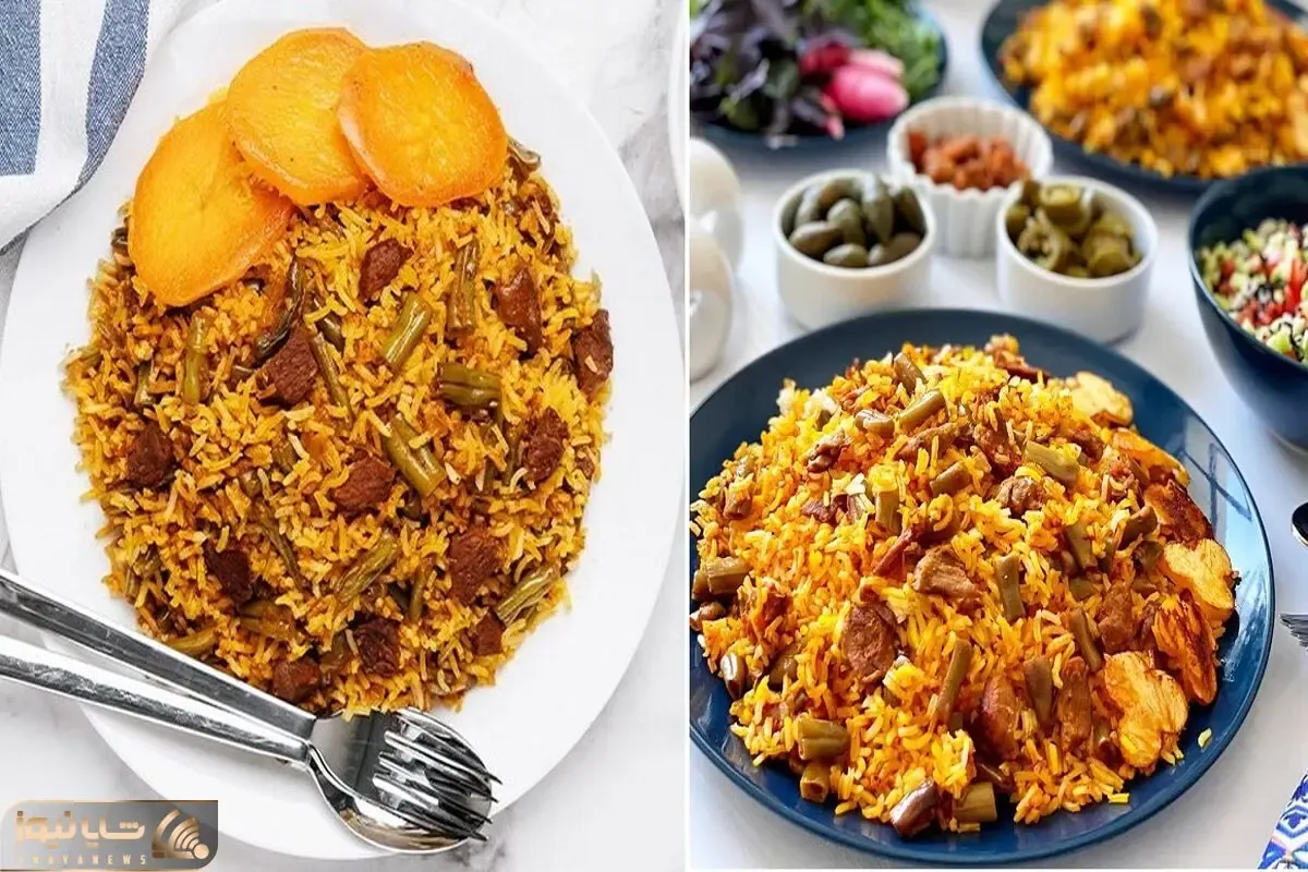 طرز تهیه لوبیا پلو به روش رستورانی / با این دستور یه ناهار خوشمزه و عالی بپز