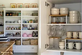 چیدمان حرفه‌ ای کابینت مثل خونه‌ های لوکس/ چیدمان کابینت که همسایه‌ ها رو حسرتی کنه!