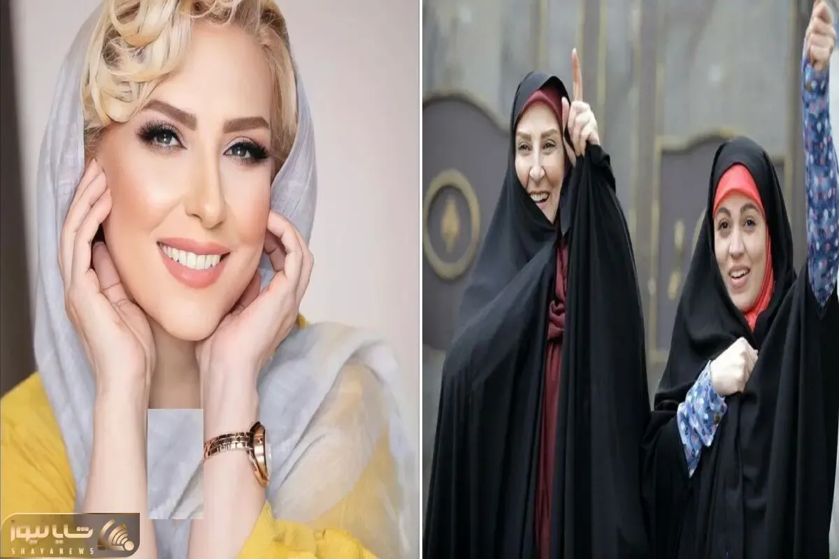 مرجانه گلچین فیسشو سپرد دست یه آرایشگر نابلد که تهش بشه این / لنز آبی چی میگه خدایااا