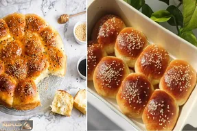 طرز تهیه نان کندو پنیری / بهترین دستور برای پخت نان لانه زنبوری مغزدار