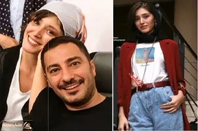وقتی فرشته حسینی بعد اون جریان همه لباساش گشت لازمن؛ خانوم کنار نوید انگاری رو ابراس!