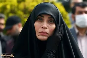 (عکس) الهام چرخنده سخنران ویژه تشییع شهدای مرزبان