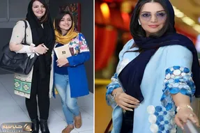 وقتی الهام پاوه نژاد با مانتوی از آب برگشتش گشت لازمه؛ با آقای منوتویی چه اوکیه!