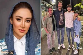 سفر در زمان 14 سال پیش؛ بهاره افشاری، سردار آزمون و دوستانش در پاریس قبل ازدواج