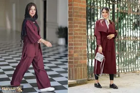 یه عالمه استایل شیک با مانتوی قرمز؛ با نماد عشششق و اشتیاق جسورانه تیپ بزن